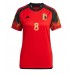 Billige Belgia Youri Tielemans #8 Hjemmetrøye Dame VM 2022 Kortermet